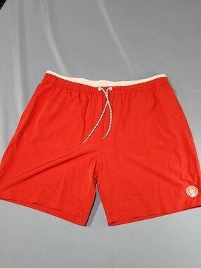 NWOT chubbies Red Swim Trunks W/ Drawstring. XXL.